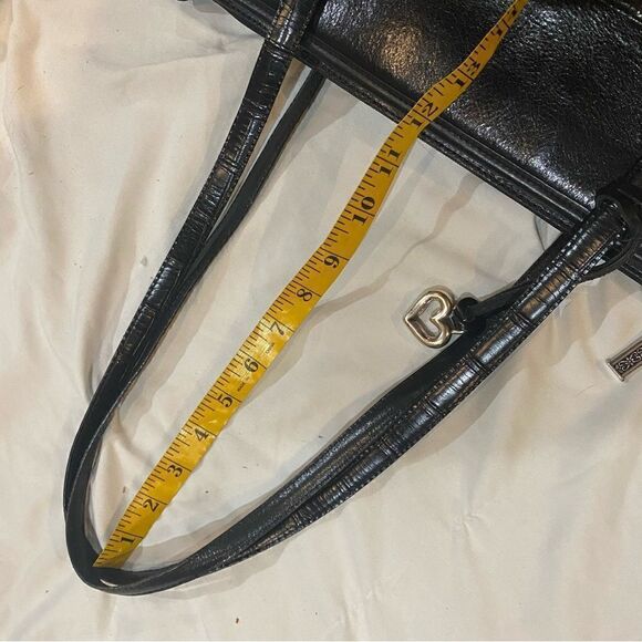 Brighton Black Vintage Leather Handbag. Outside GC, Inside VGC. Hand or Shoulder - Picture 14 of 16